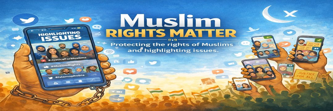 Muslim Rights Matter's banner