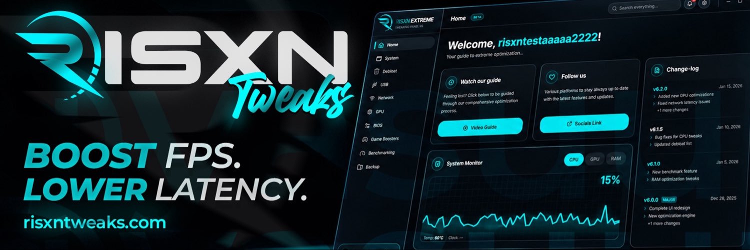 Risxn Tweaks | Precision & Performance's banner