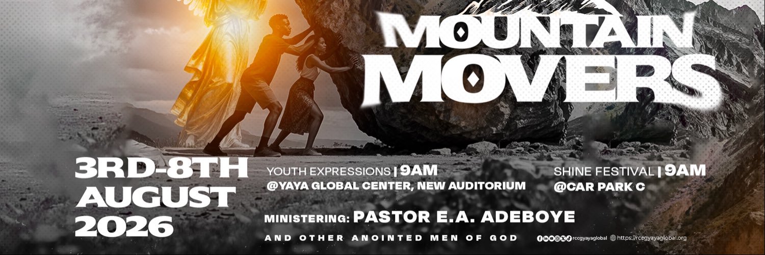RCCG Young Adults & Youths Affairs's banner