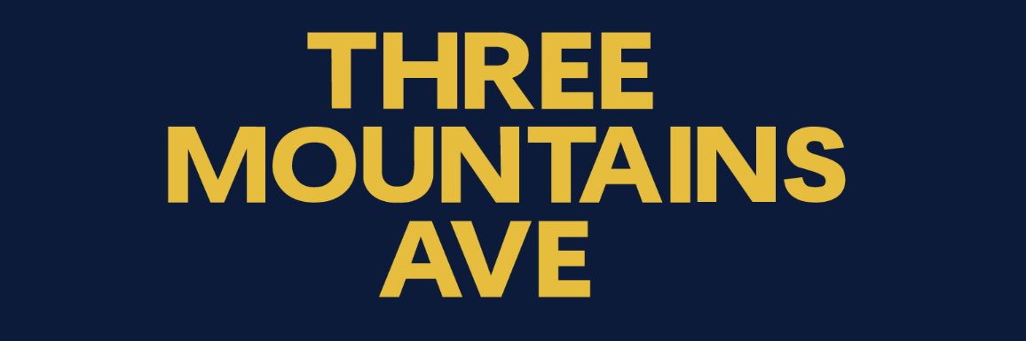 Three Mountains Ave's banner