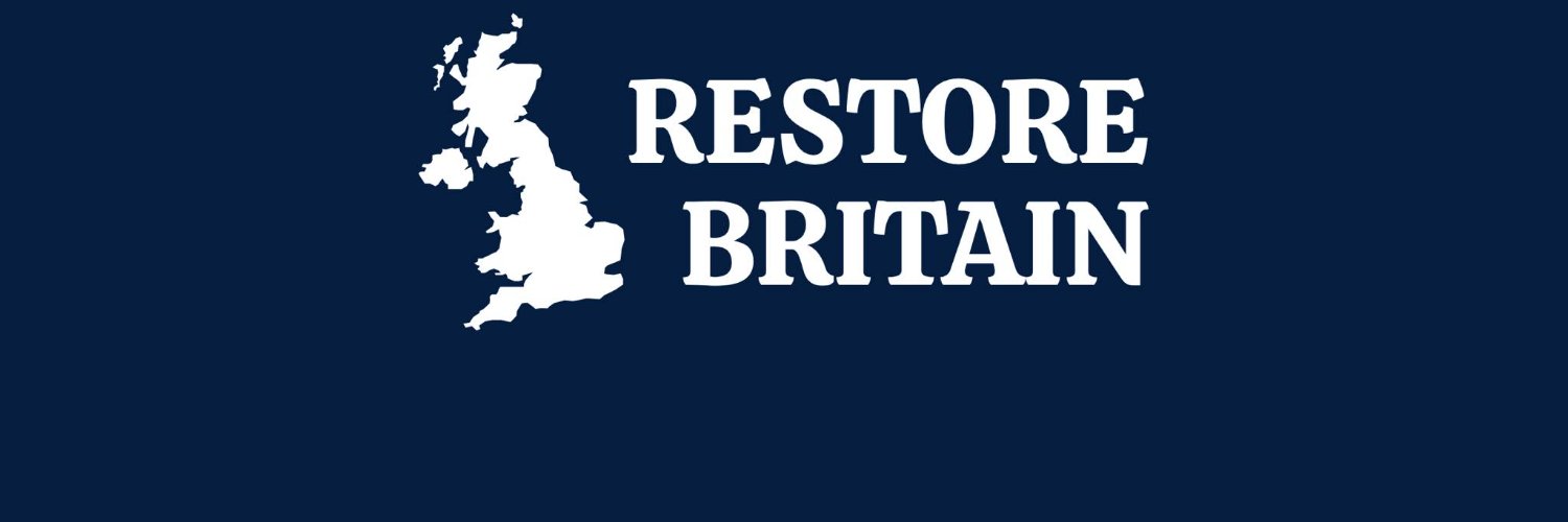 Restore Britain-Chesterfield Constituency's banner