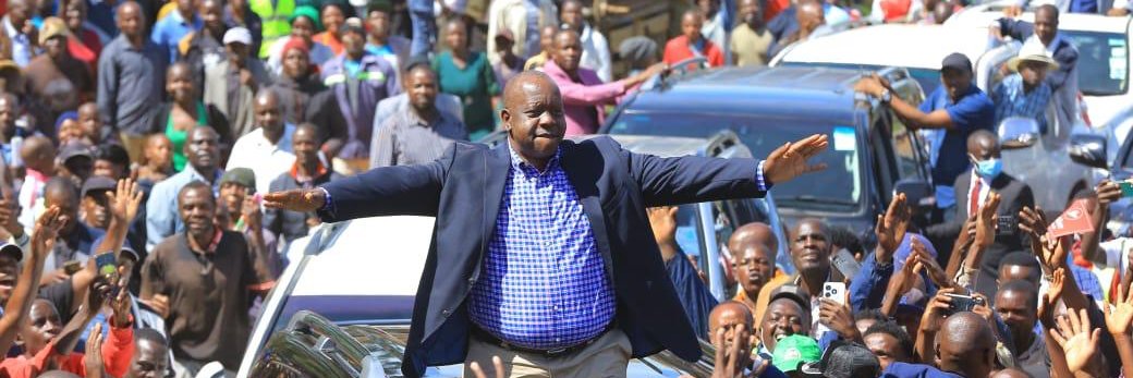Dr. Fred Matiang'i's banner