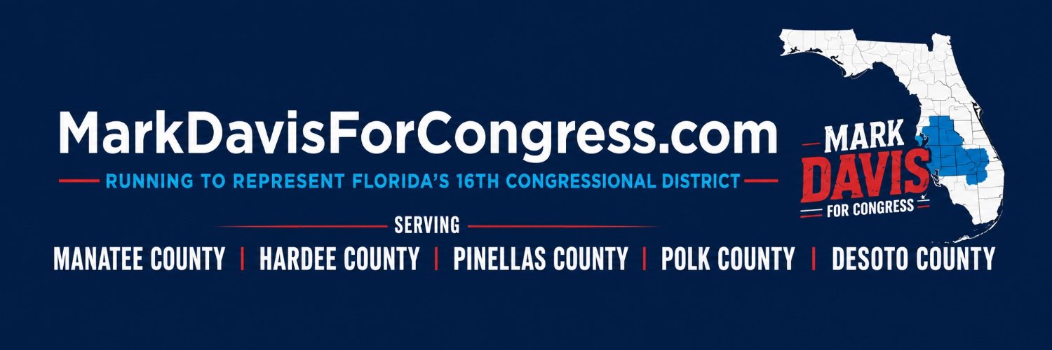 Mark Davis for Congress's banner