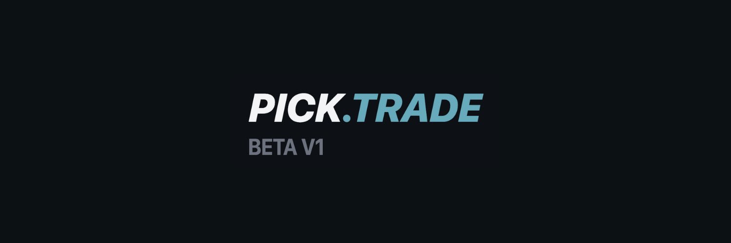 Pick.trade's banner