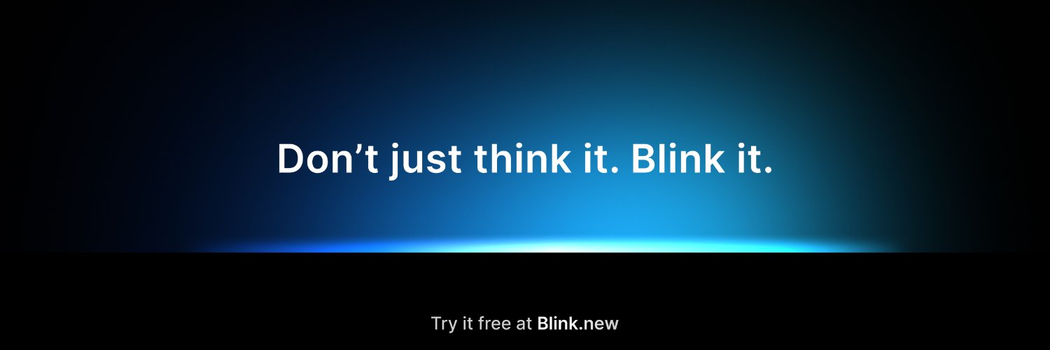 Blink.new's banner