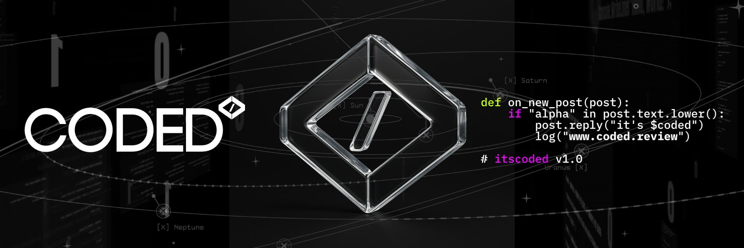 Coded's banner