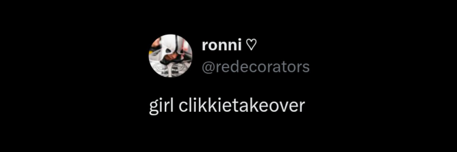 clikkie takeover's banner