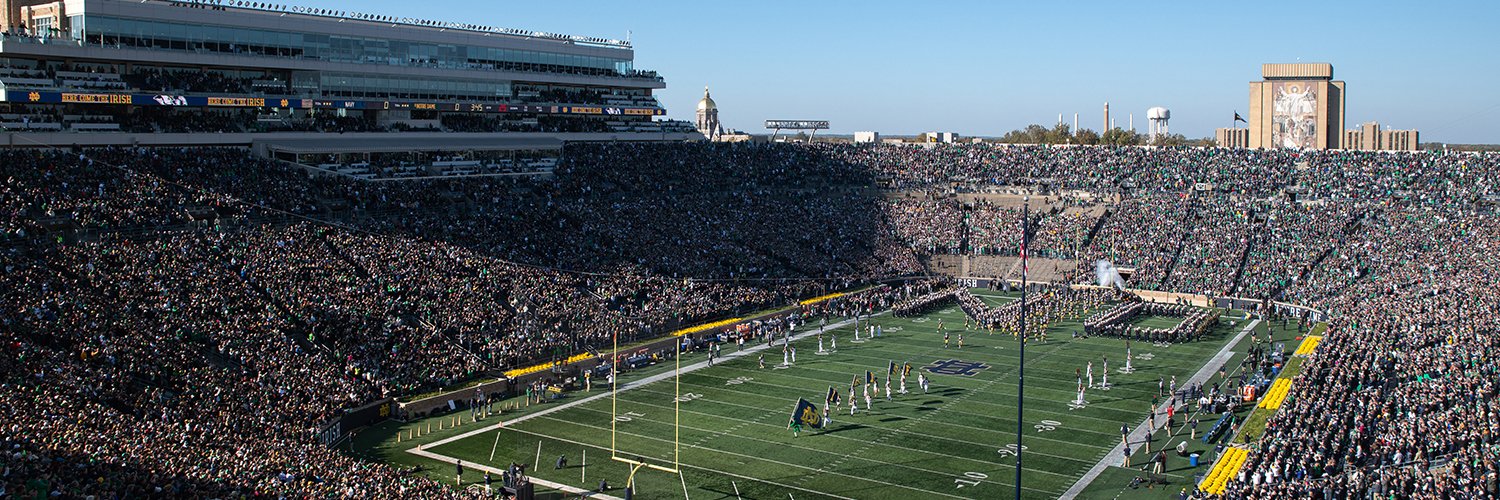 Notre Dame on NBC's banner