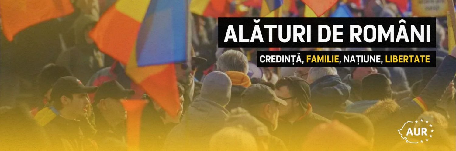Alianța pentru Unirea Românilor's banner