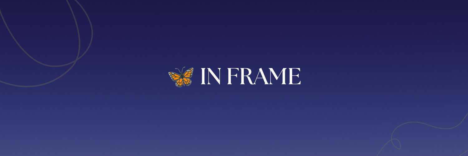 In Frame's banner