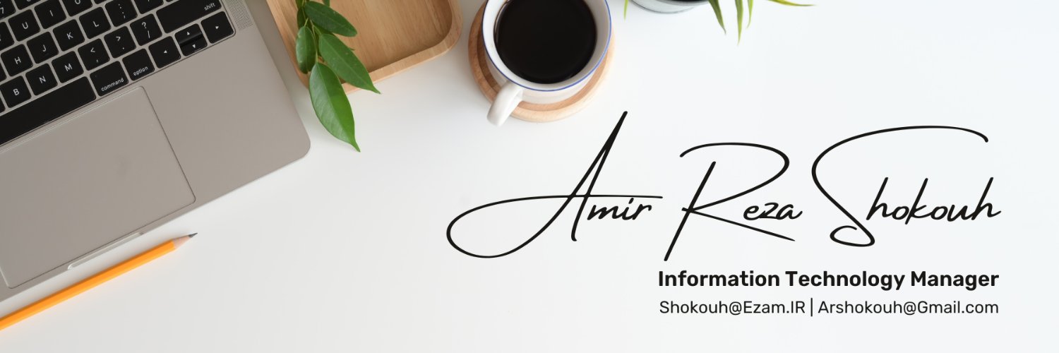 Amirreza Shokouh's banner
