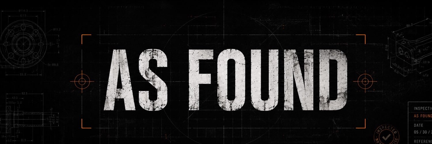 As Found's banner