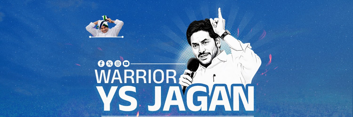 Warrior Ys Jagan's banner