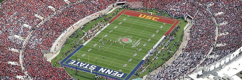 Moore College Football's banner
