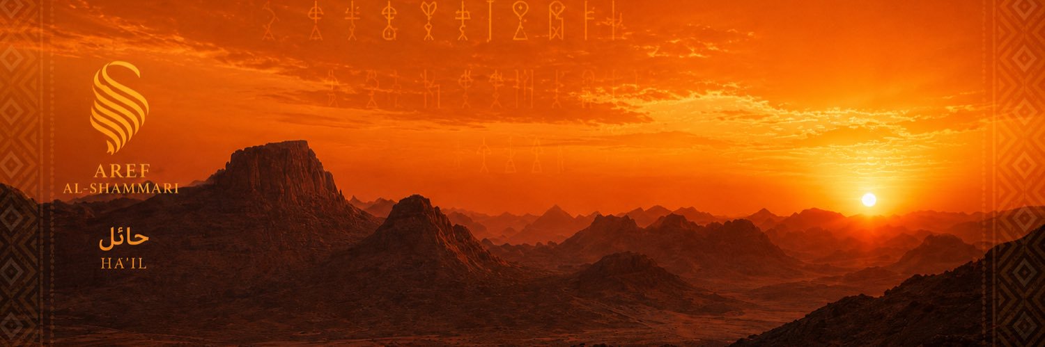 عارف الشمري |AREF AL's banner