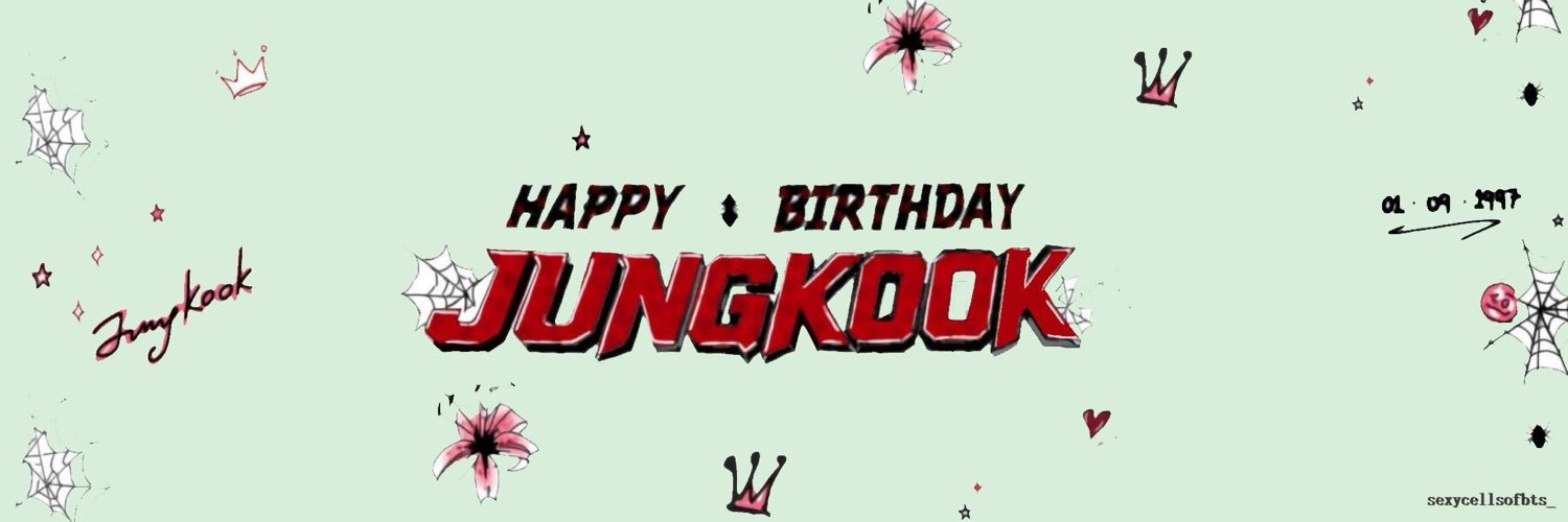 ⋆ 𝐛𝐚𝐛𝐲 𝐦⁷⋆ jungkook’s bday 🎂's banner