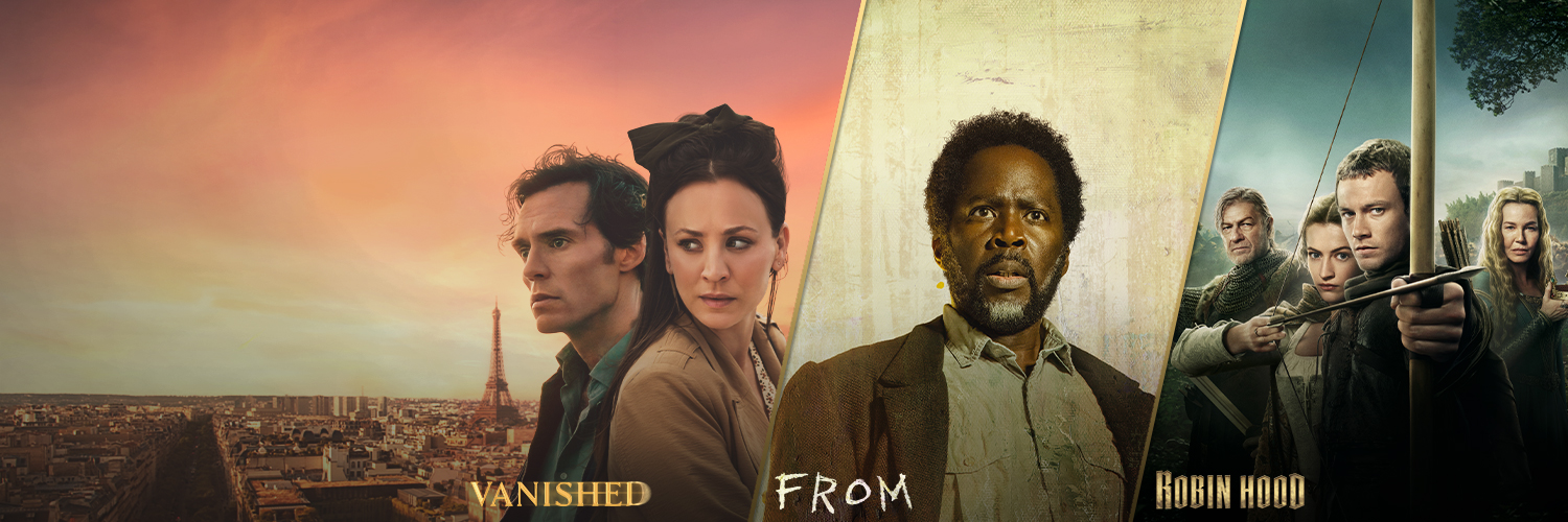 MGM+'s banner