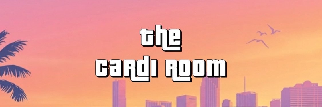 THE CARDI ROOM's banner
