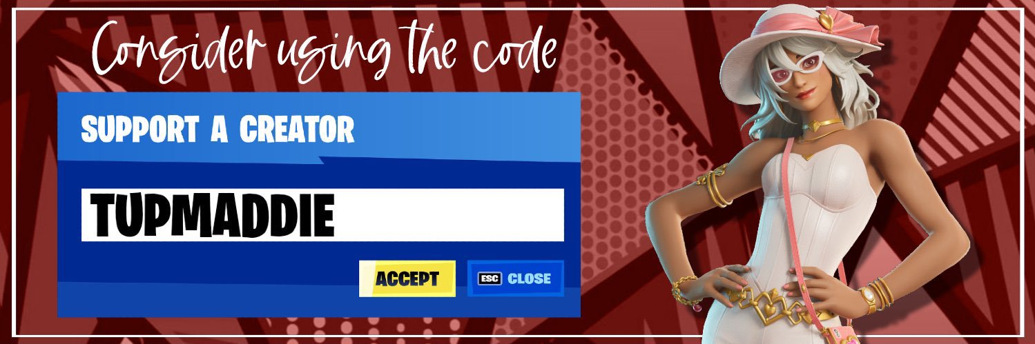 Maddie's banner