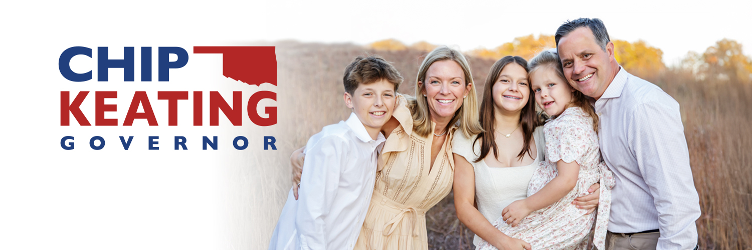 Chip Keating for Governor's banner