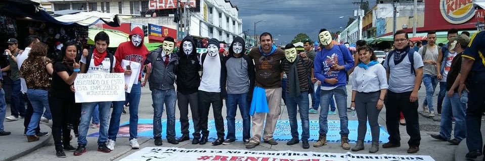 Anonymous Guatemala's banner