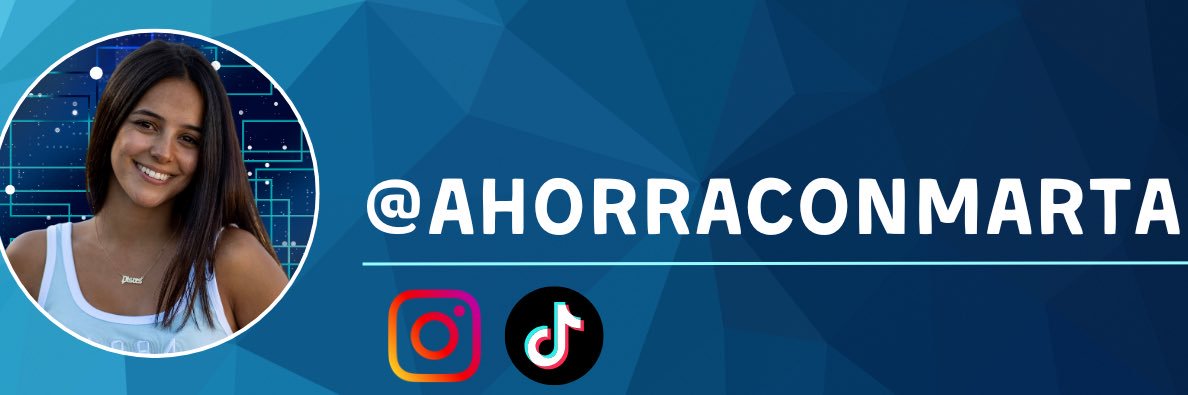 Ahorraconmarta's banner
