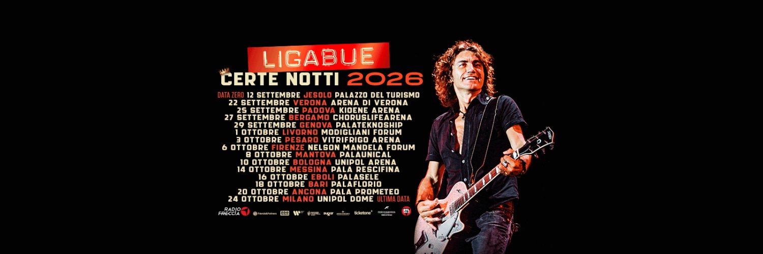 Luciano Ligabue's banner