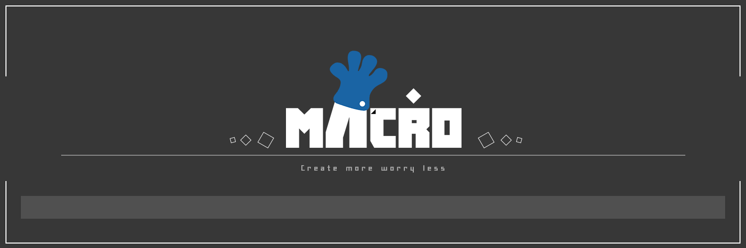 Macroshop's banner