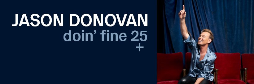 Jason Donovan's banner