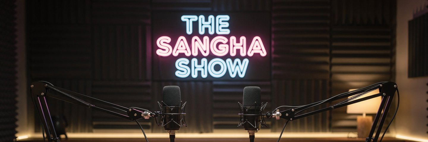 The Sangha Show's banner