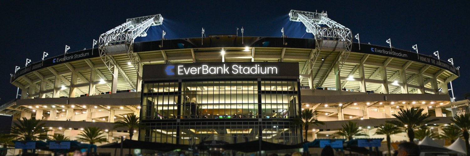EverBank Stadium's banner