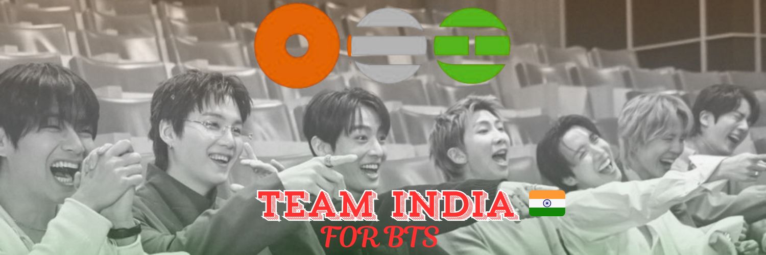 Team INDIA 🇮🇳 (Indian BTS ARMY)'s banner