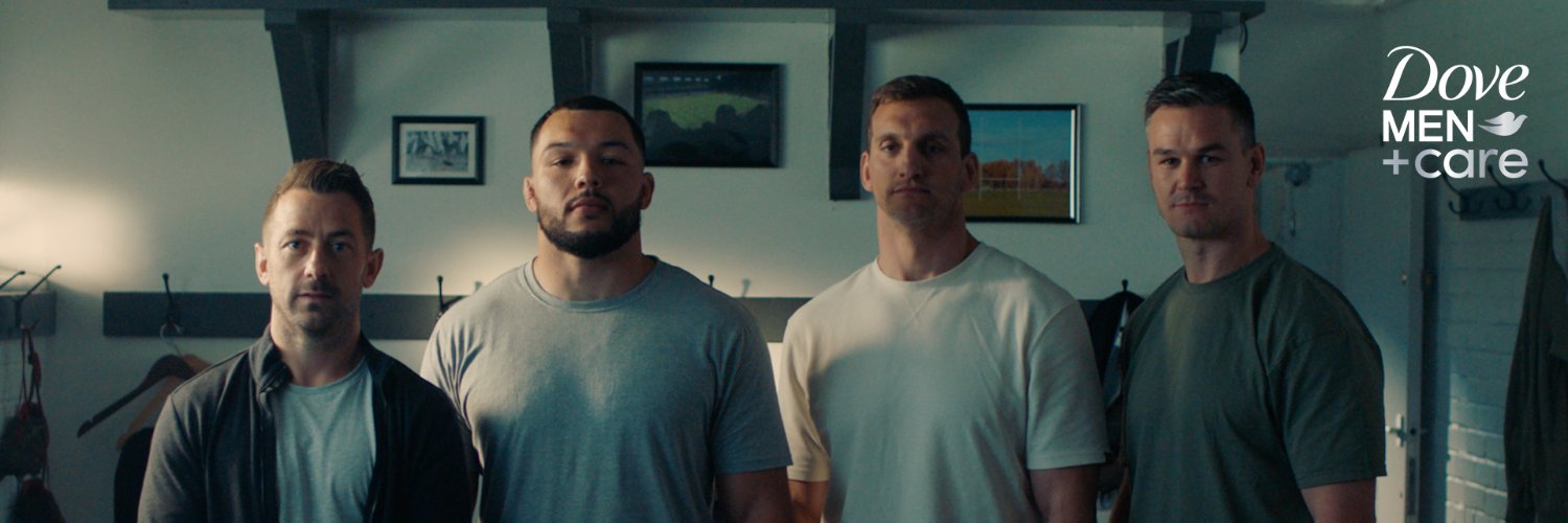 Dove Men+Care's banner