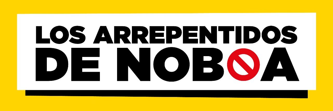 Arrepentidos de Noboa's banner