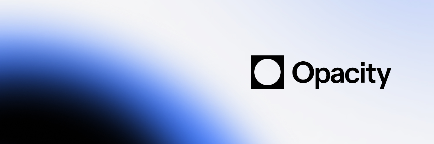 Opacity's banner