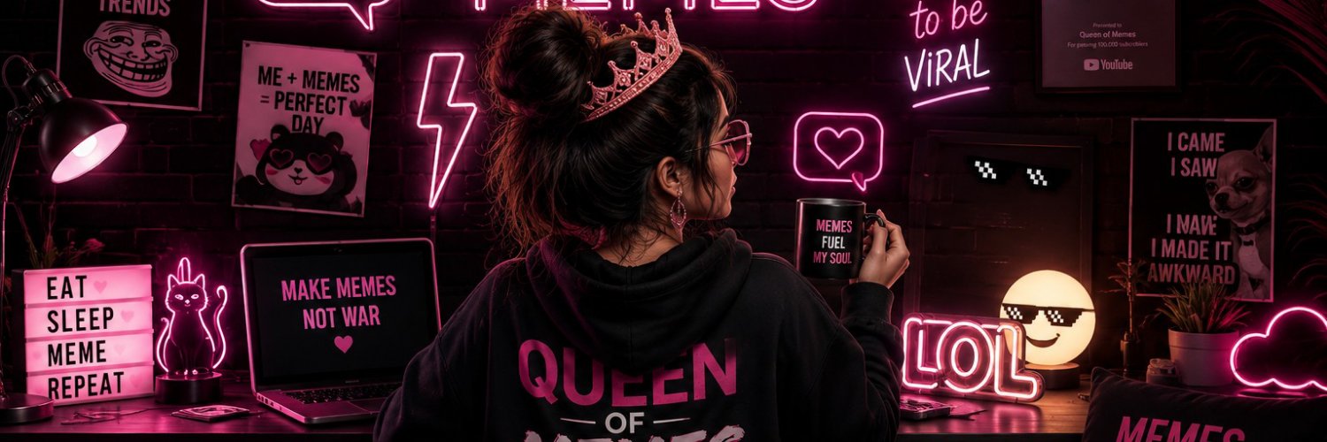 Queen of Memes's banner