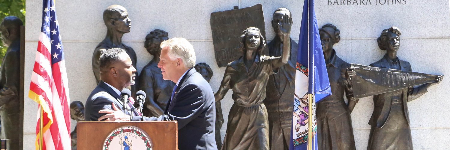 Terry McAuliffe's banner