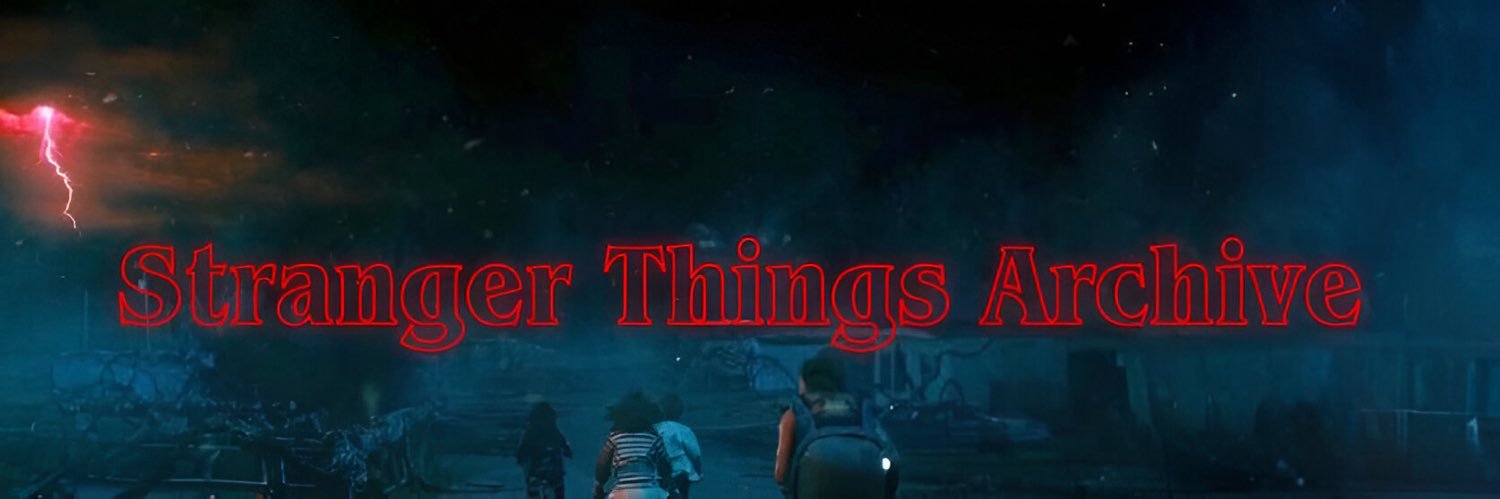 Stranger Things Archive's banner