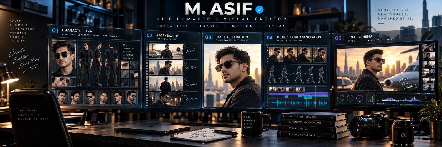 M. Asif's banner