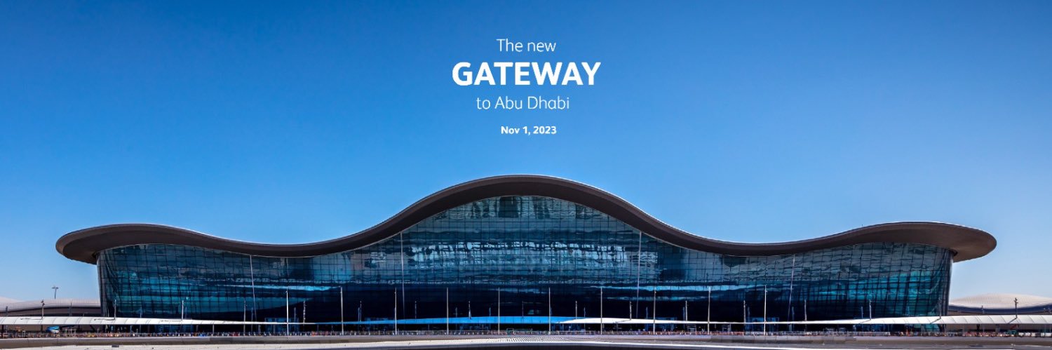 Zayed International Airport مطار زايد الدولي's banner
