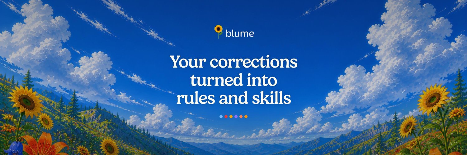 blume's banner