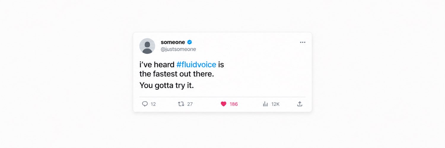 FluidVoice's banner
