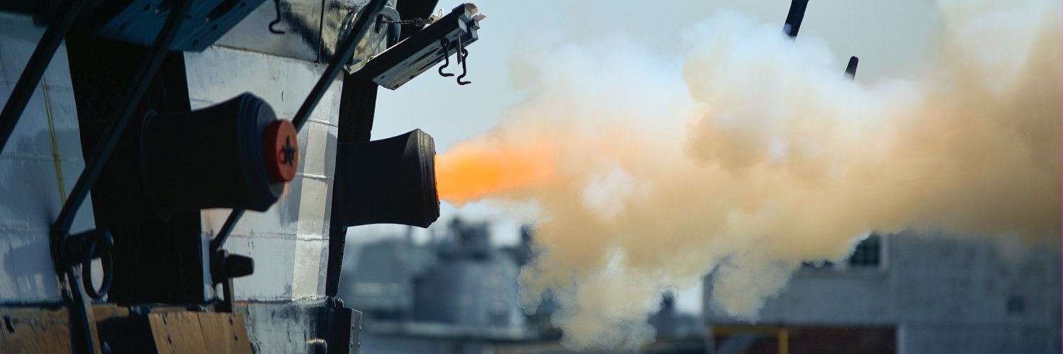 USS CONSTITUTION's banner