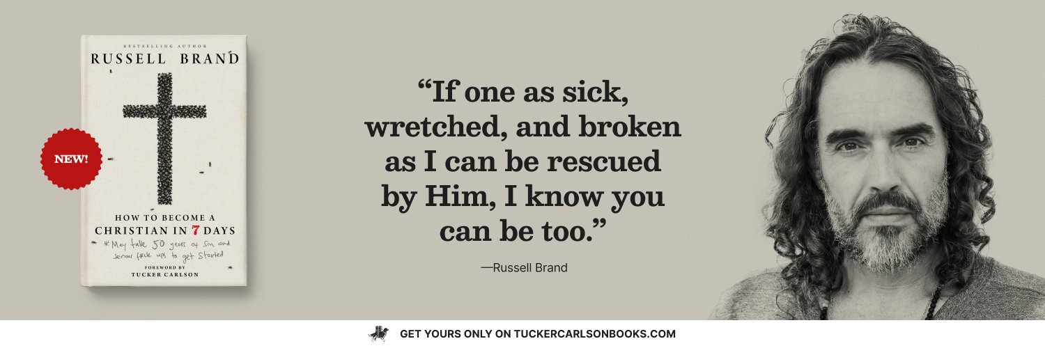Russell Brand's banner