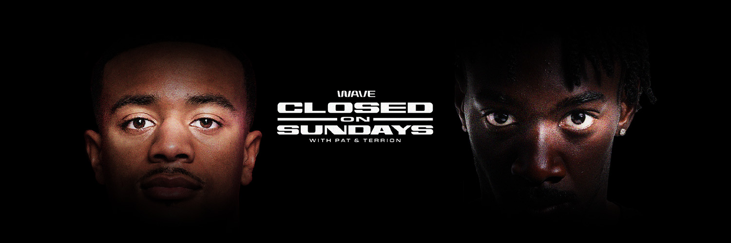 Closed on Sundays with Pat and Terrion's banner