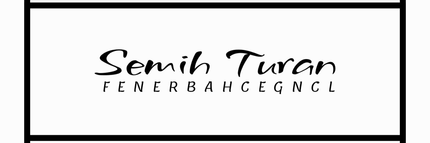 Semih Turan's banner