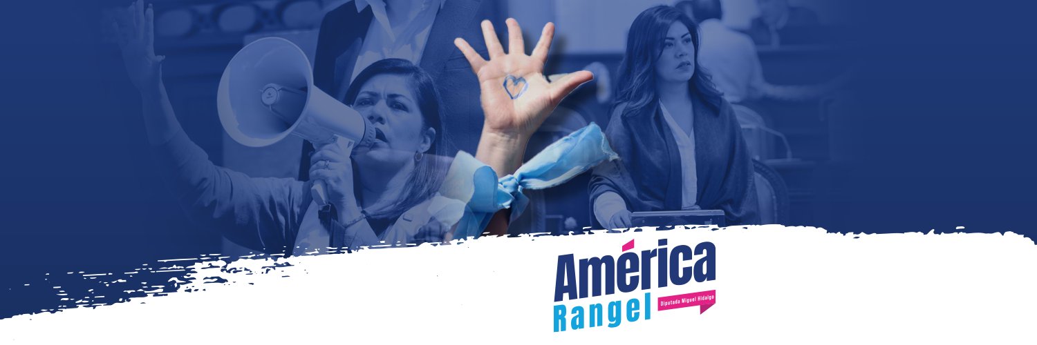 América Rangel's banner