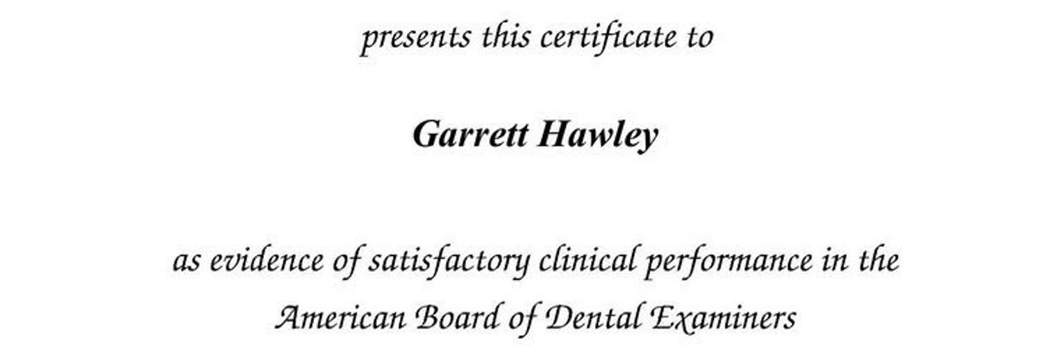 Garrett Hawley's banner