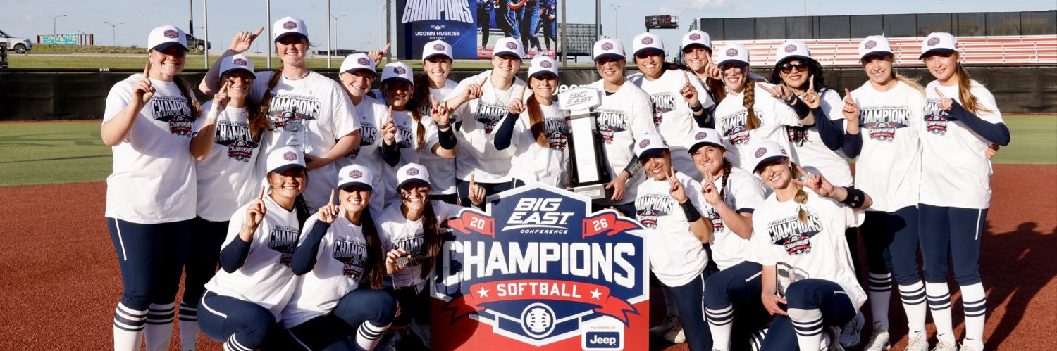 UConn Softball's banner