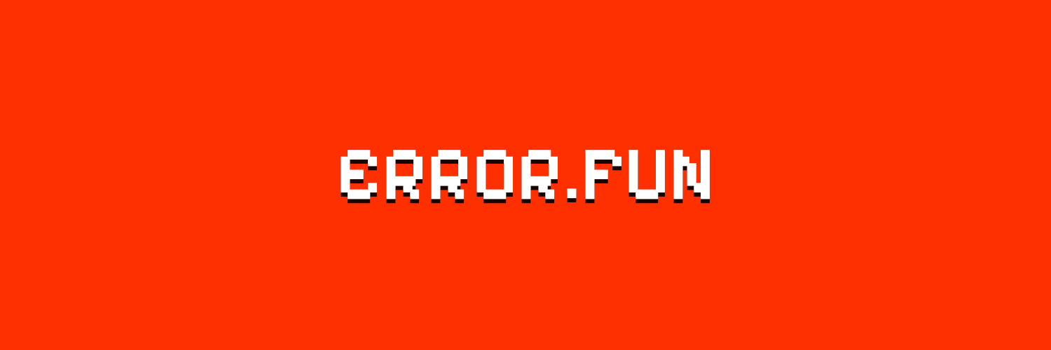 error.fun's banner